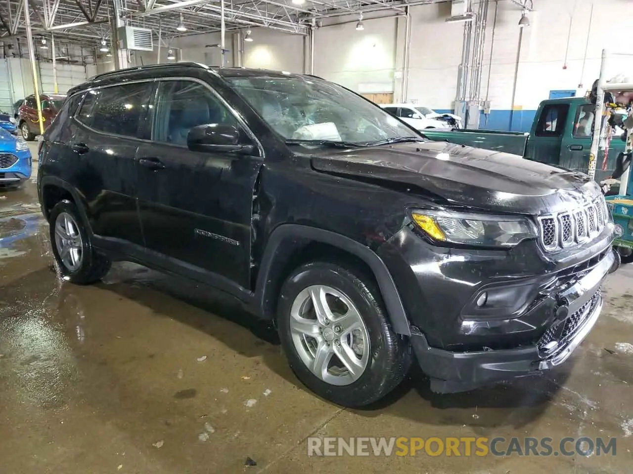 4 fotografías del automóvil dañado 3C4NJDBN5RT605649 JEEP COMPASS 2024