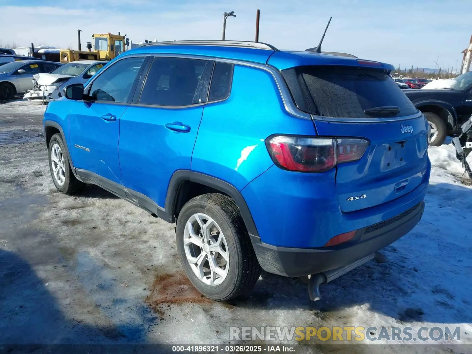 3 fotografías del automóvil dañado 3C4NJDBN6RT117908 JEEP COMPASS 2024