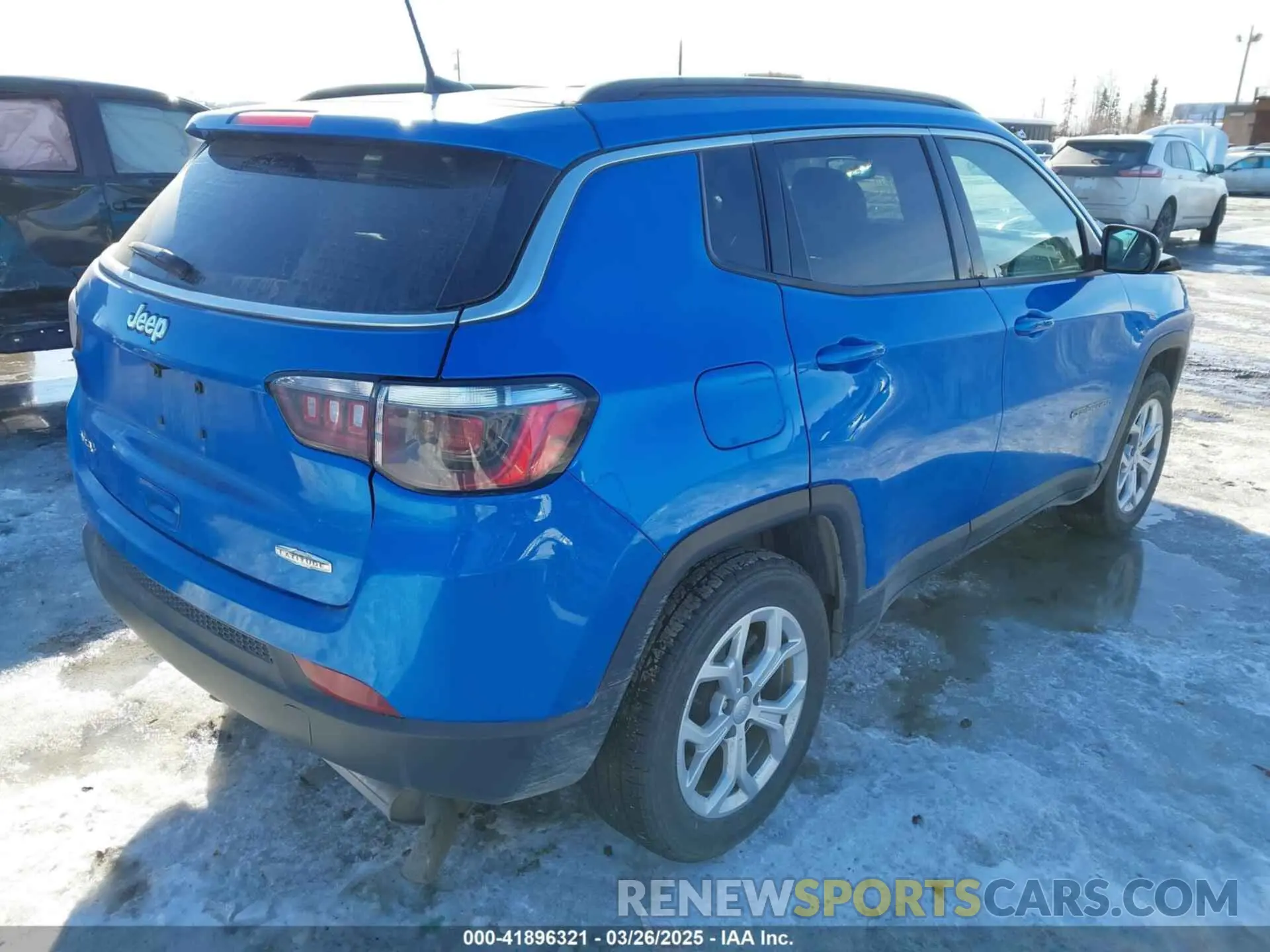 4 fotografías del automóvil dañado 3C4NJDBN6RT117908 JEEP COMPASS 2024