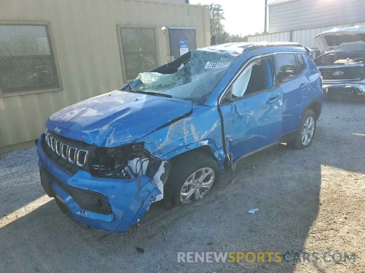 1 fotografías del automóvil dañado 3C4NJDBN7RT133146 JEEP COMPASS 2024