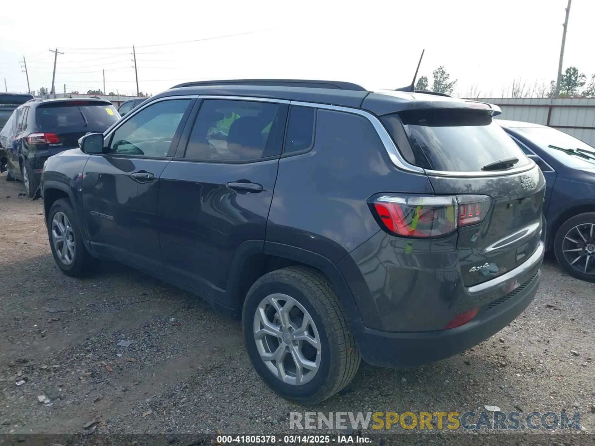 3 fotografías del automóvil dañado 3C4NJDBN7RT154711 JEEP COMPASS 2024