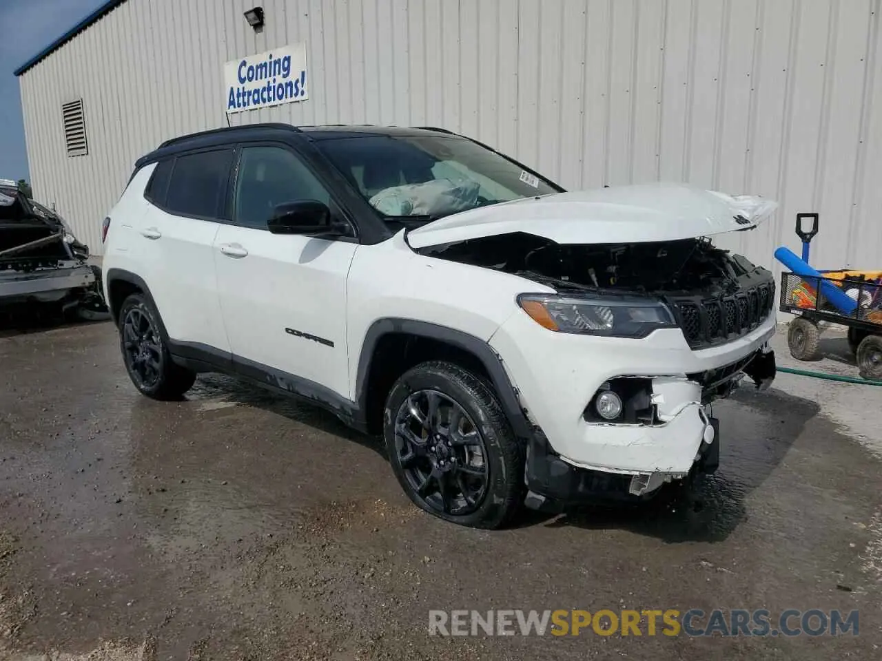 4 fotografías del automóvil dañado 3C4NJDBN7RT578325 JEEP COMPASS 2024