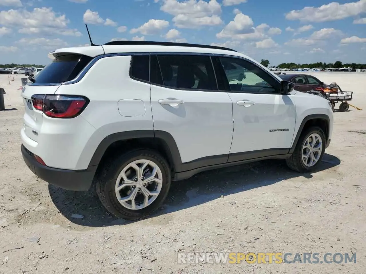 3 fotografías del automóvil dañado 3C4NJDBN8RT110409 JEEP COMPASS 2024