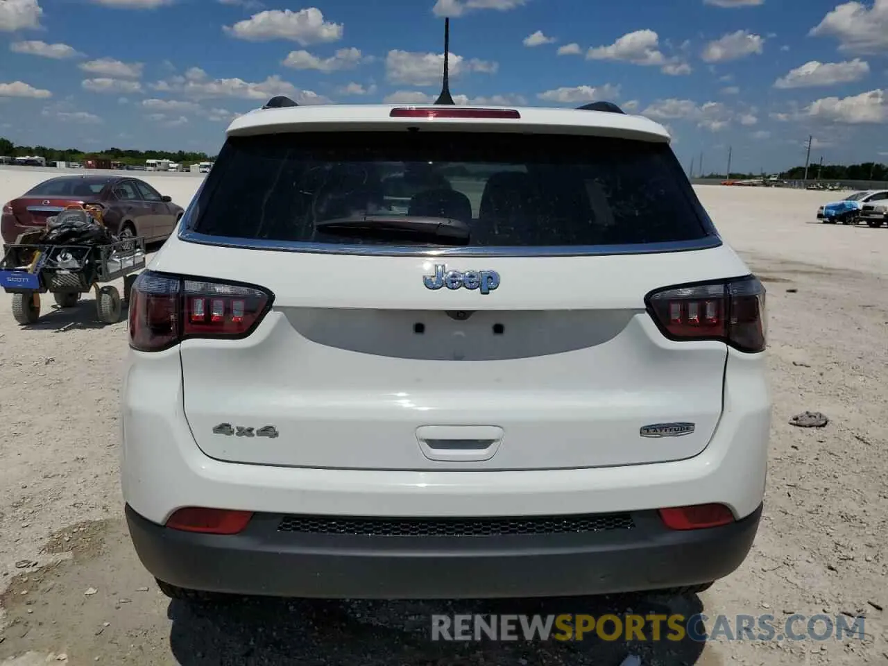 6 fotografías del automóvil dañado 3C4NJDBN8RT110409 JEEP COMPASS 2024