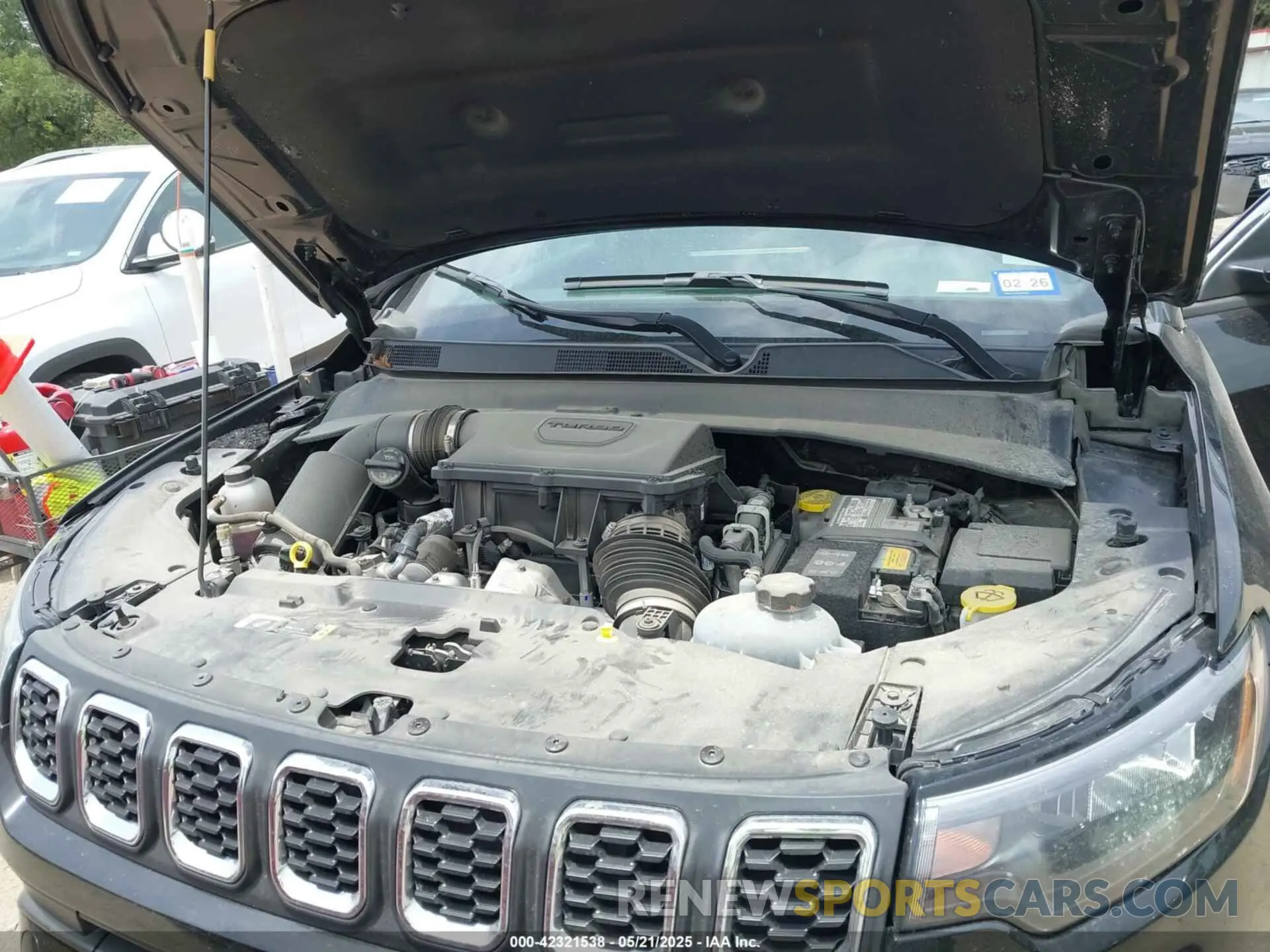 10 fotografías del automóvil dañado 3C4NJDBN8RT119367 JEEP COMPASS 2024