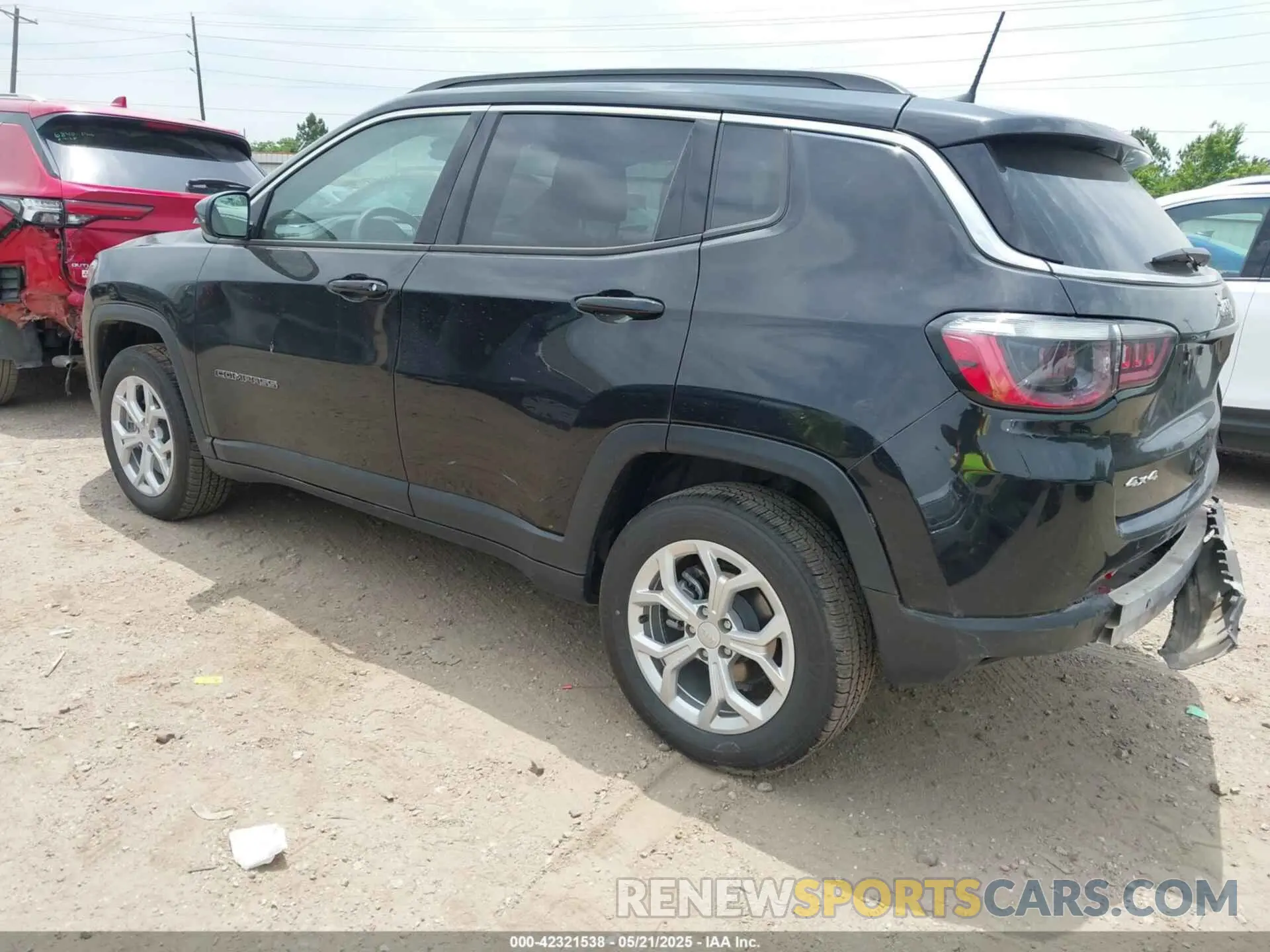 3 fotografías del automóvil dañado 3C4NJDBN8RT119367 JEEP COMPASS 2024