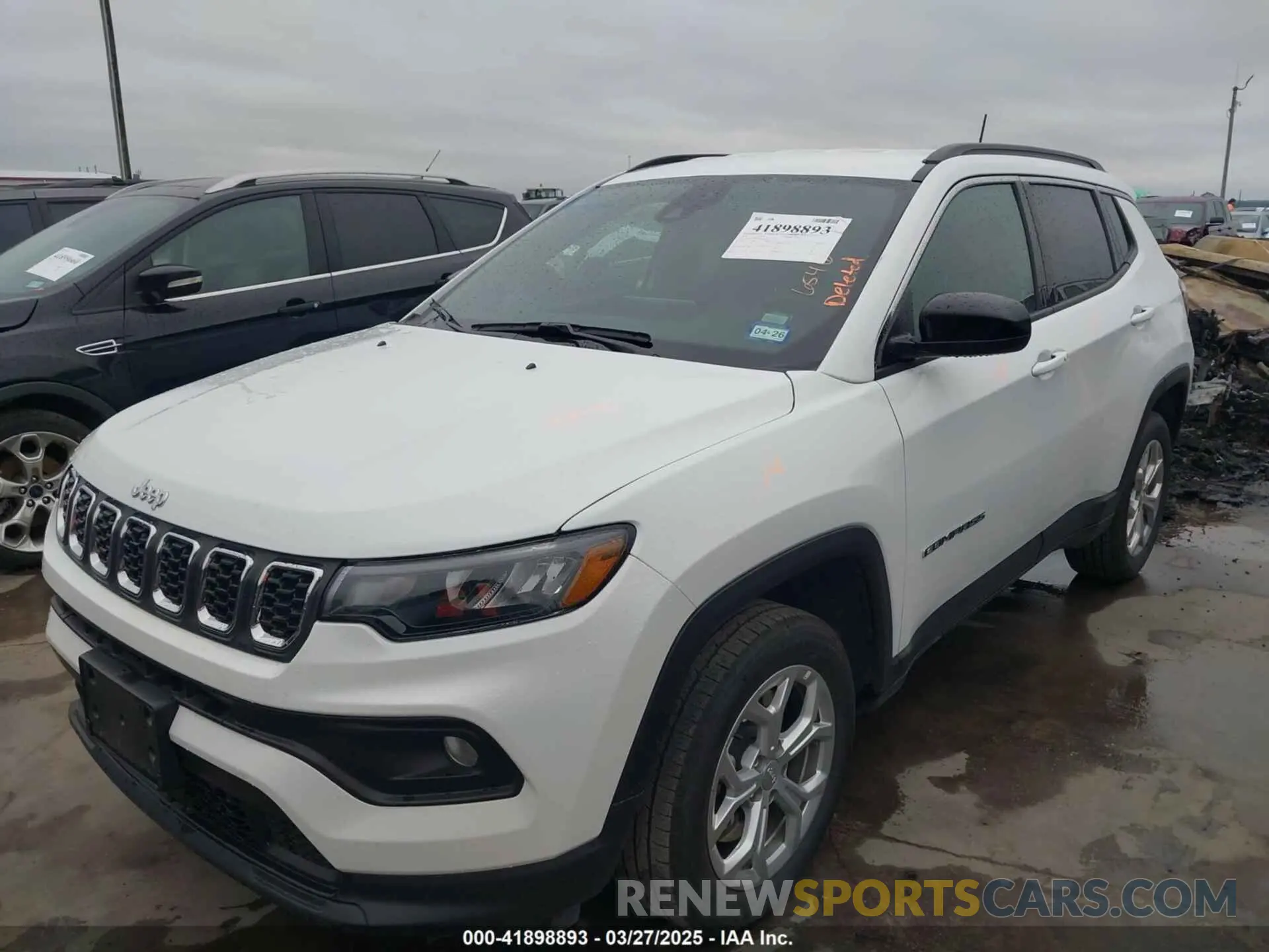 2 fotografías del automóvil dañado 3C4NJDBN8RT160288 JEEP COMPASS 2024