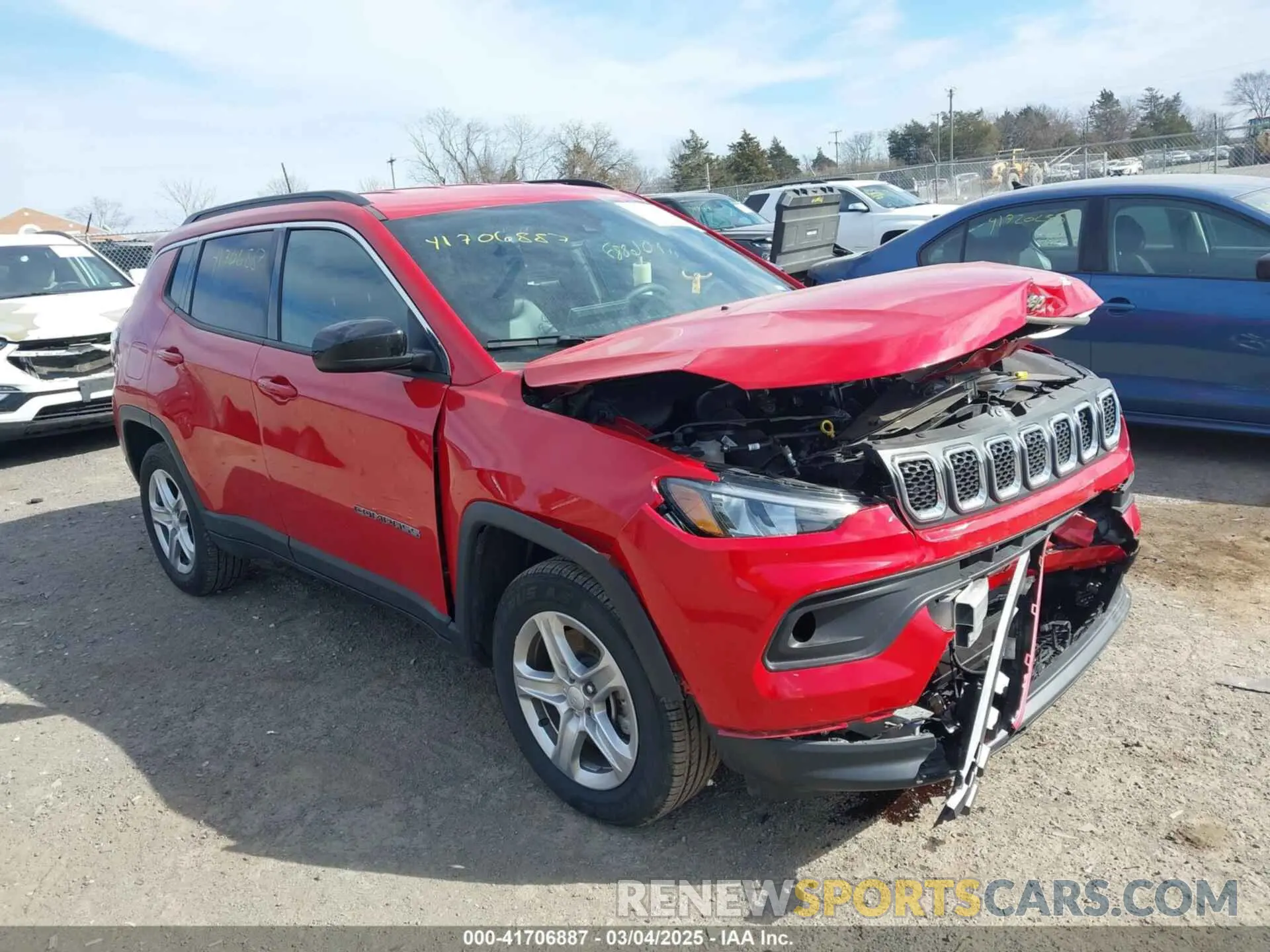 1 fotografías del automóvil dañado 3C4NJDBN8RT607704 JEEP COMPASS 2024