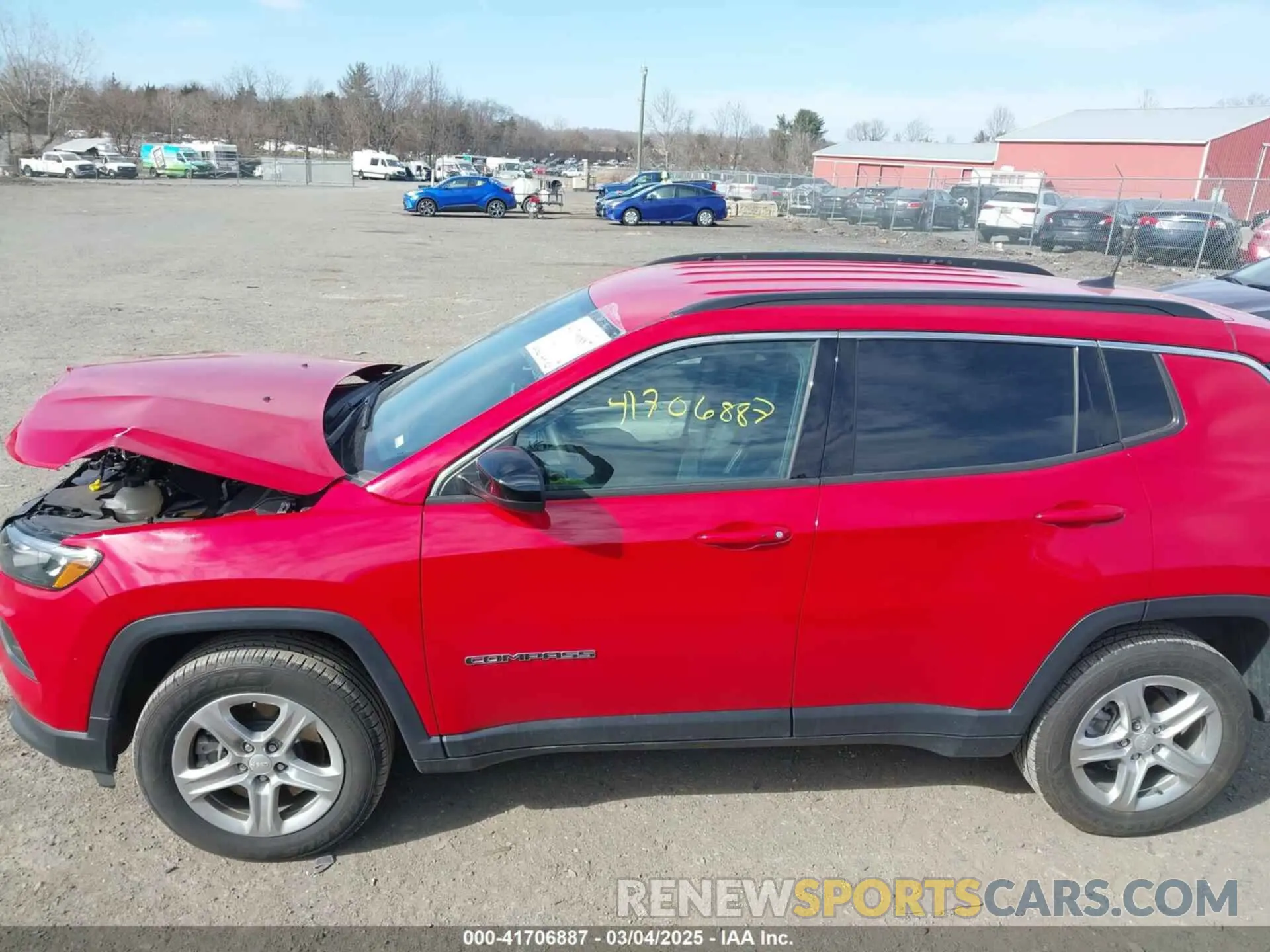 14 fotografías del automóvil dañado 3C4NJDBN8RT607704 JEEP COMPASS 2024