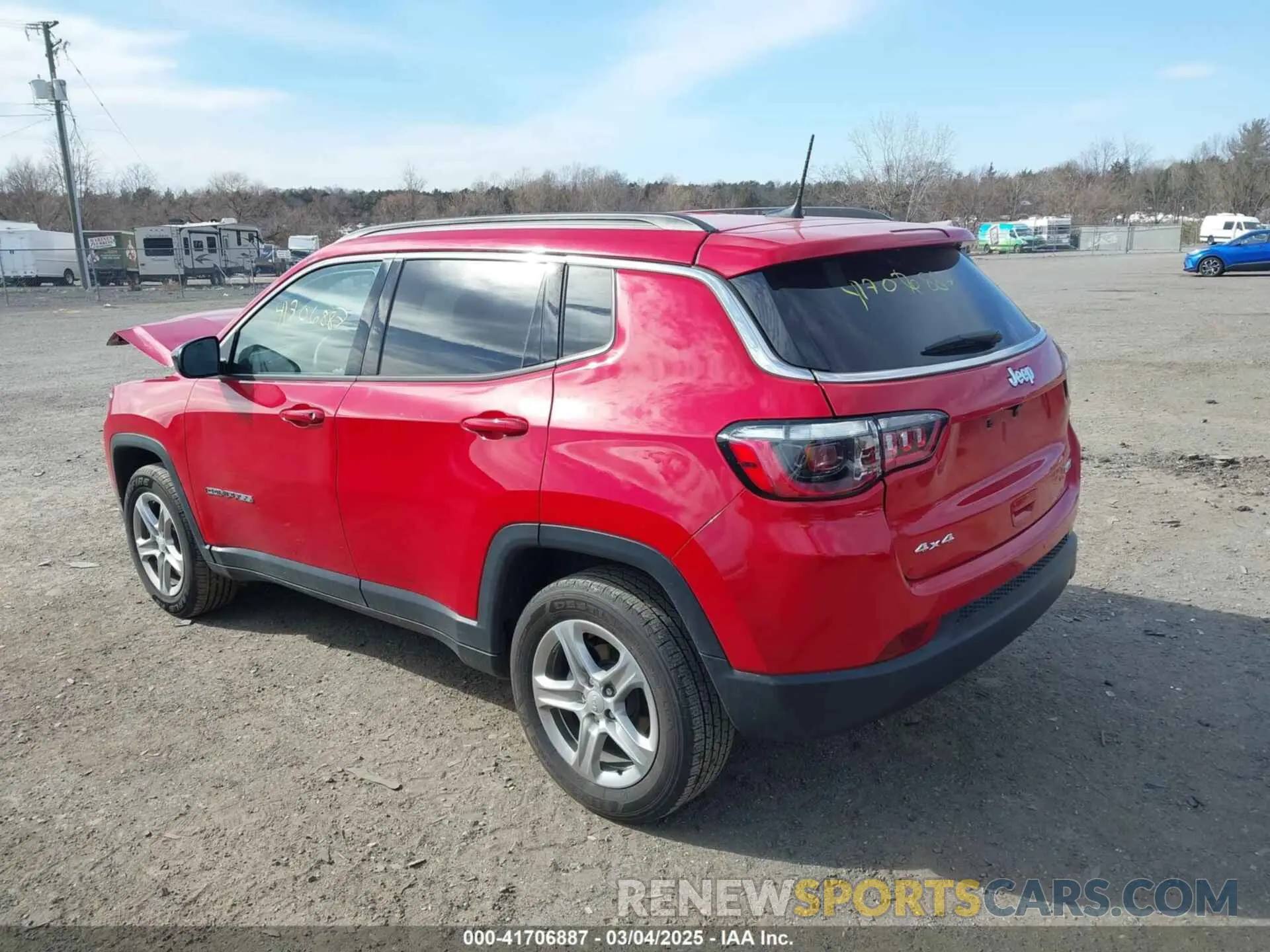 3 fotografías del automóvil dañado 3C4NJDBN8RT607704 JEEP COMPASS 2024