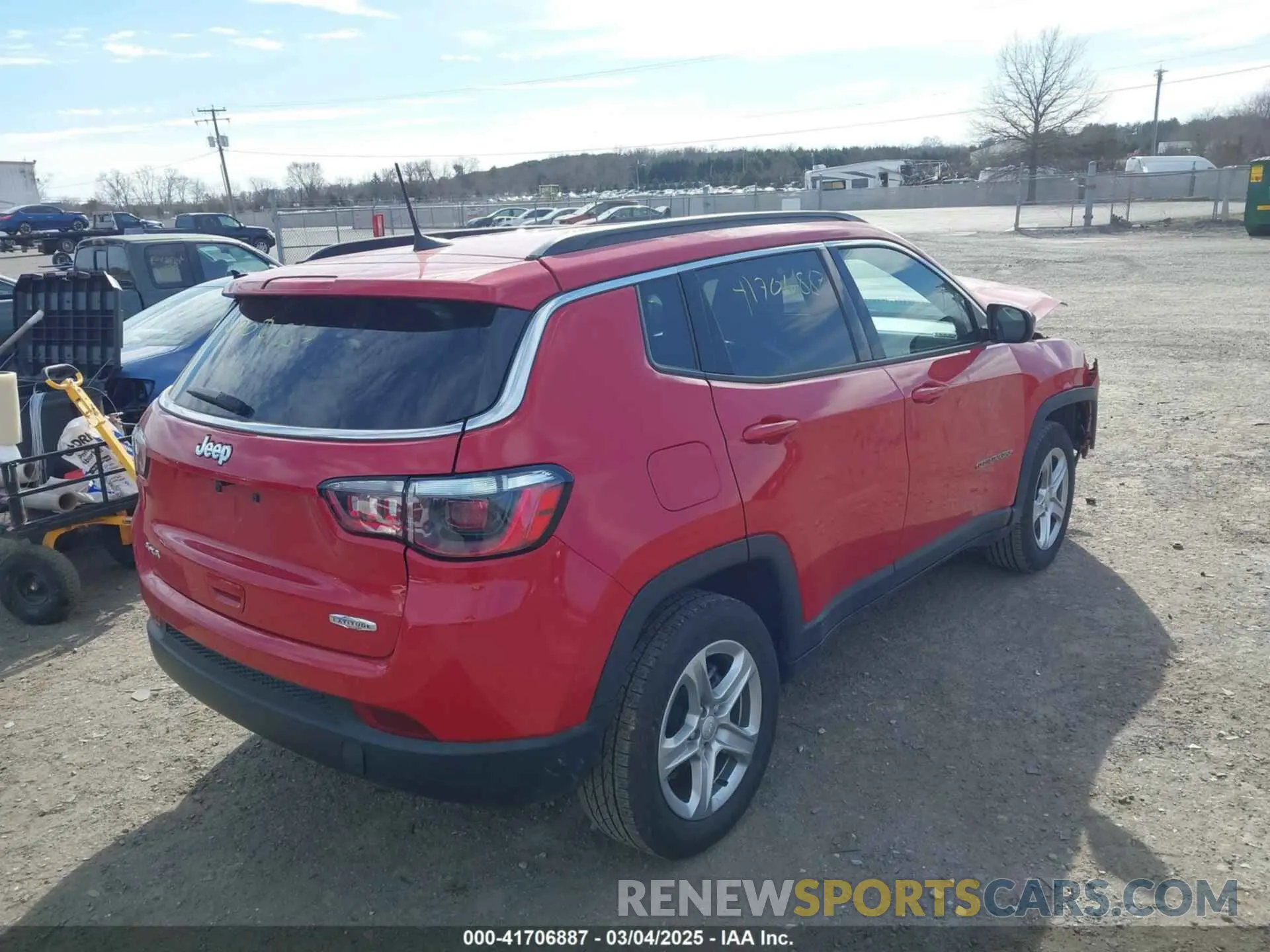 4 fotografías del automóvil dañado 3C4NJDBN8RT607704 JEEP COMPASS 2024