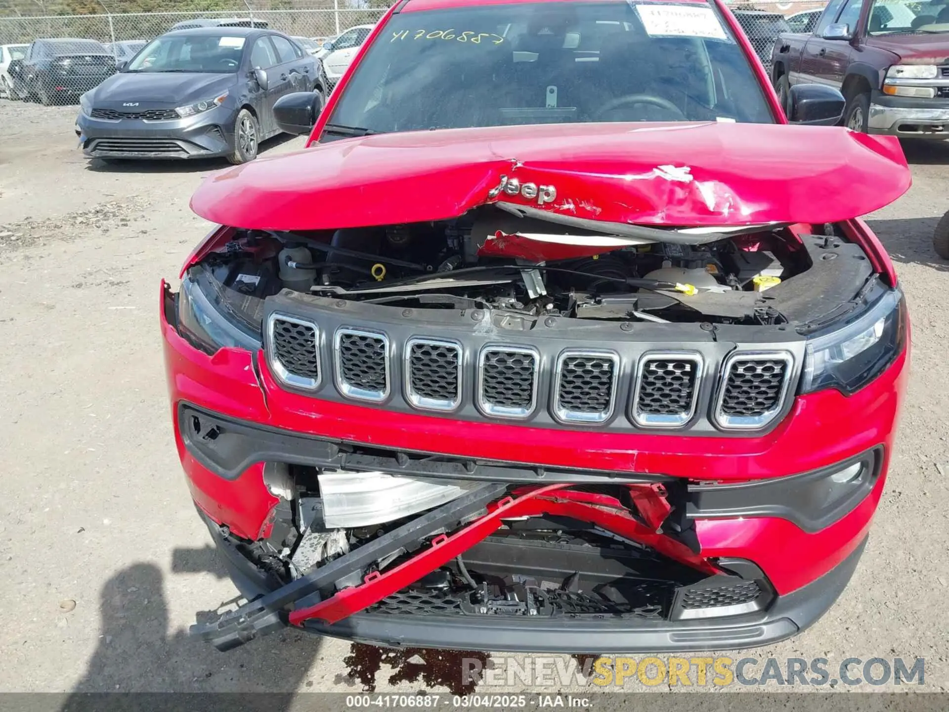6 fotografías del automóvil dañado 3C4NJDBN8RT607704 JEEP COMPASS 2024