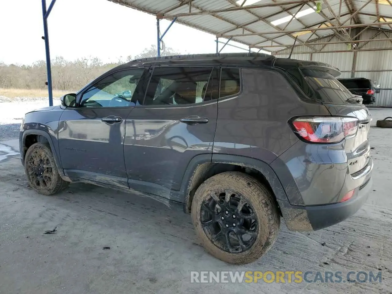 2 fotografías del automóvil dañado 3C4NJDBN9RT122665 JEEP COMPASS 2024