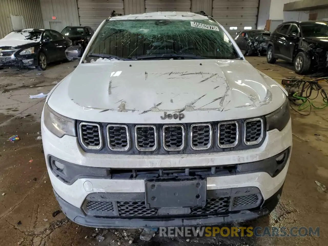 5 fotografías del automóvil dañado 3C4NJDBN9RT136551 JEEP COMPASS 2024