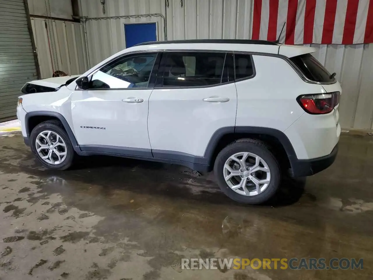 2 fotografías del automóvil dañado 3C4NJDBN9RT138882 JEEP COMPASS 2024
