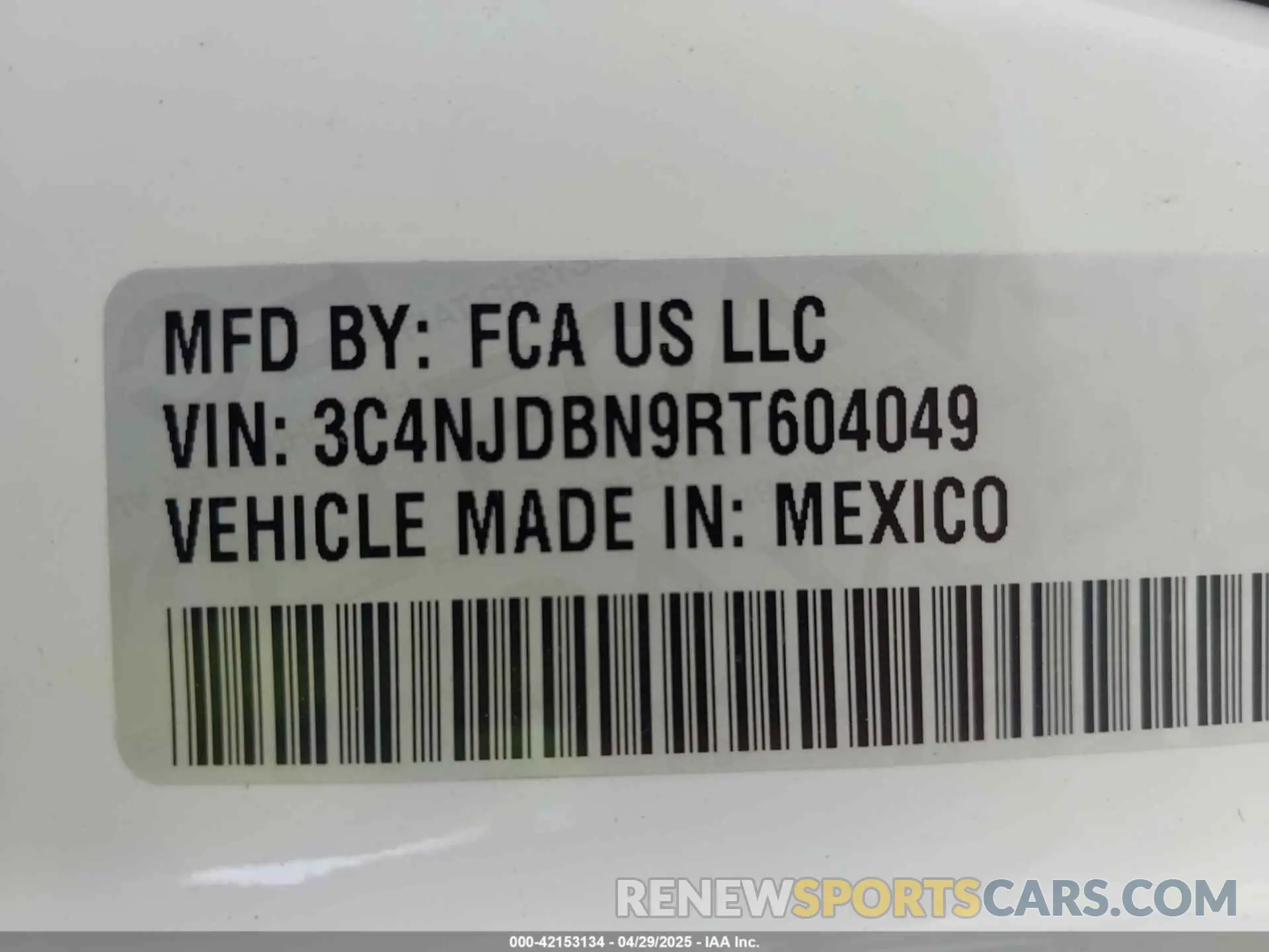 9 fotografías del automóvil dañado 3C4NJDBN9RT604049 JEEP COMPASS 2024