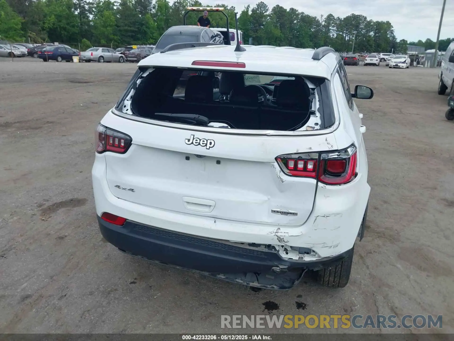 6 fotografías del automóvil dañado 3C4NJDBN9RT607209 JEEP COMPASS 2024
