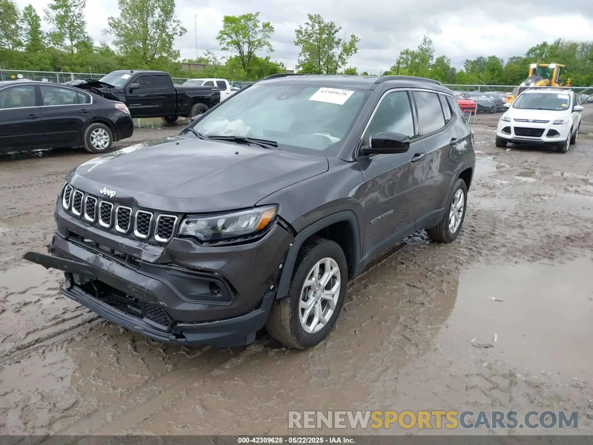 2 fotografías del automóvil dañado 3C4NJDBNXRT121282 JEEP COMPASS 2024