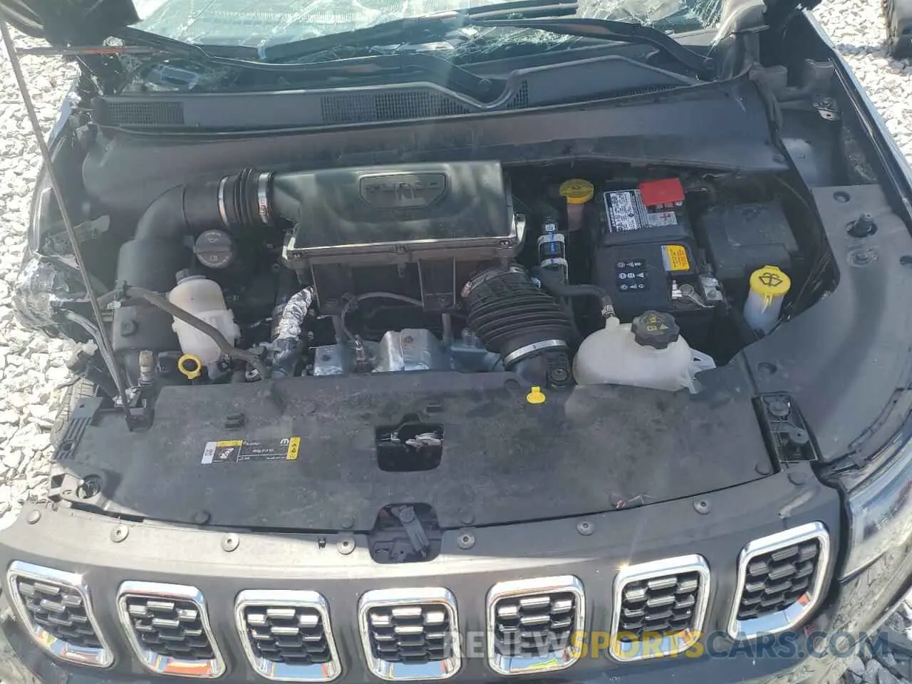 12 fotografías del automóvil dañado 3C4NJDBNXRT133089 JEEP COMPASS 2024