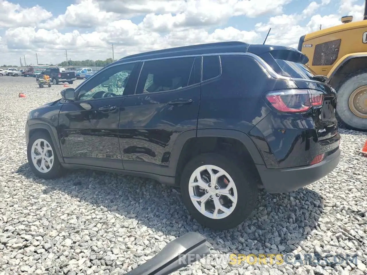 2 fotografías del automóvil dañado 3C4NJDBNXRT133089 JEEP COMPASS 2024