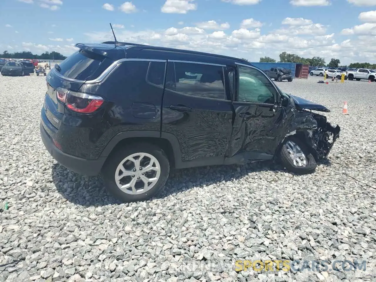 3 fotografías del automóvil dañado 3C4NJDBNXRT133089 JEEP COMPASS 2024