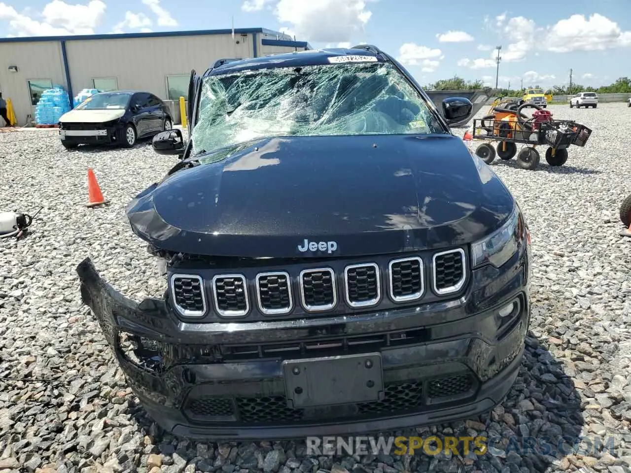 5 fotografías del automóvil dañado 3C4NJDBNXRT133089 JEEP COMPASS 2024