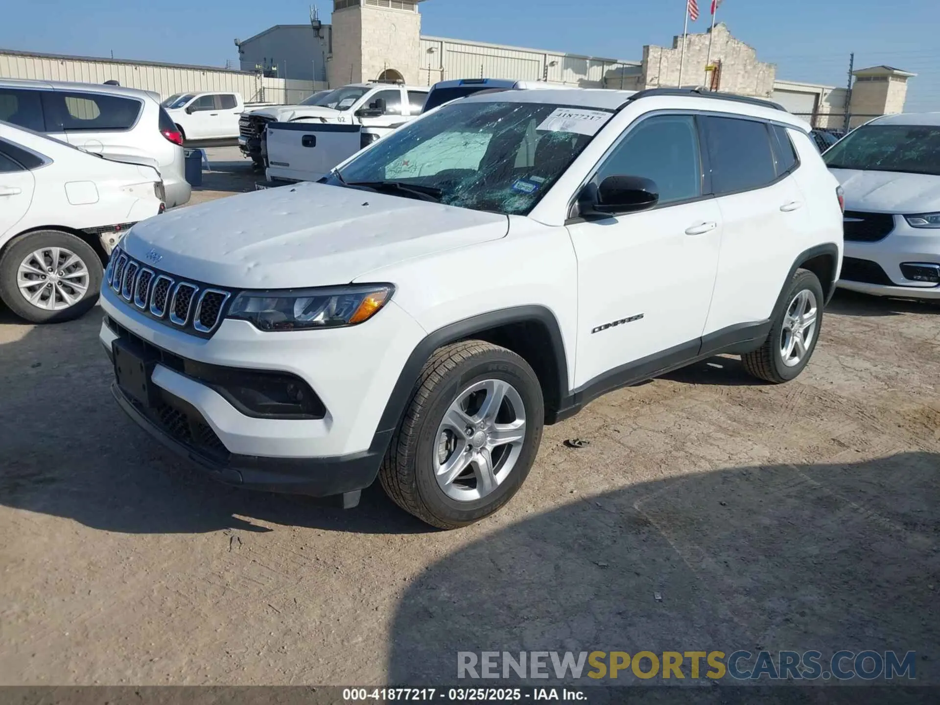 2 fotografías del automóvil dañado 3C4NJDBNXRT595443 JEEP COMPASS 2024