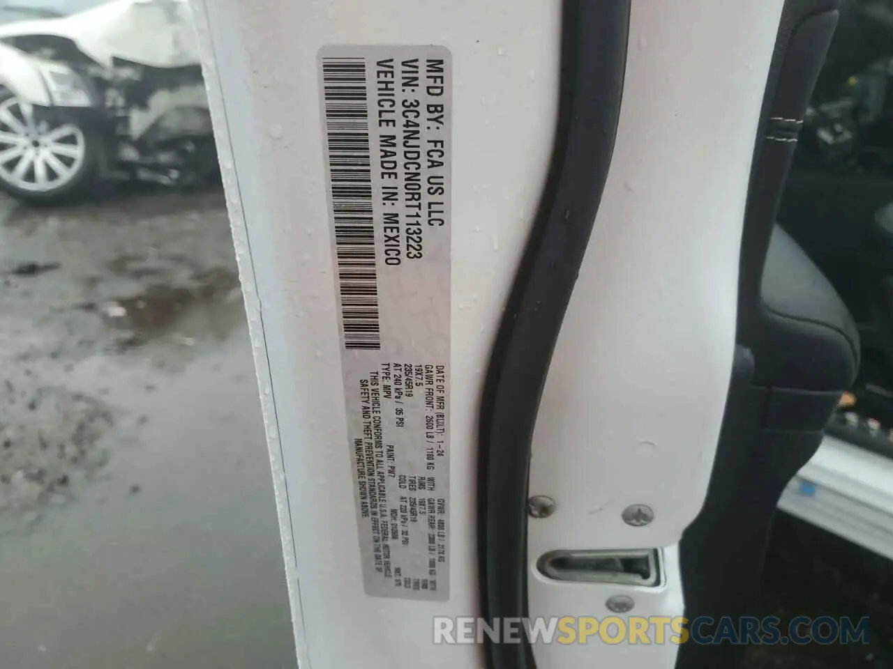 12 fotografías del automóvil dañado 3C4NJDCN0RT113223 JEEP COMPASS 2024