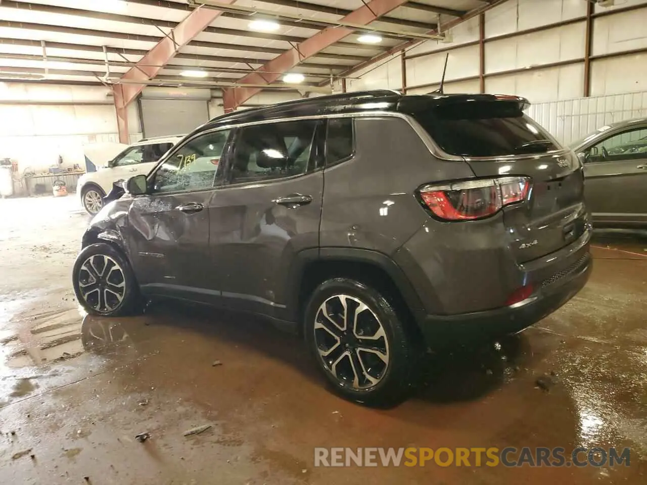 2 fotografías del automóvil dañado 3C4NJDCN0RT120494 JEEP COMPASS 2024