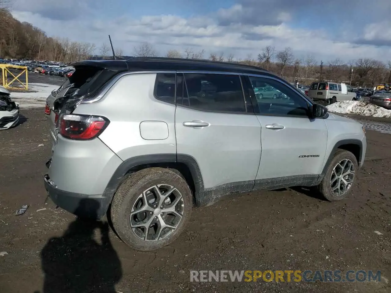 3 fotografías del automóvil dañado 3C4NJDCN0RT153365 JEEP COMPASS 2024