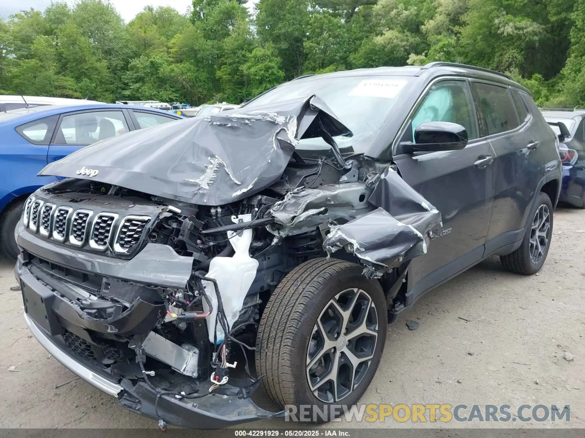 2 fotografías del automóvil dañado 3C4NJDCN1RT174161 JEEP COMPASS 2024