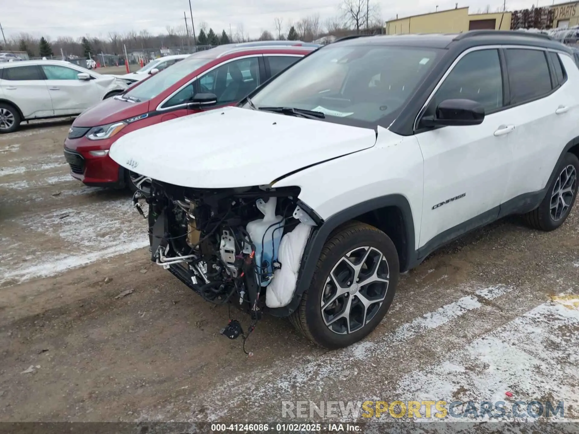2 fotografías del automóvil dañado 3C4NJDCN2RT103258 JEEP COMPASS 2024