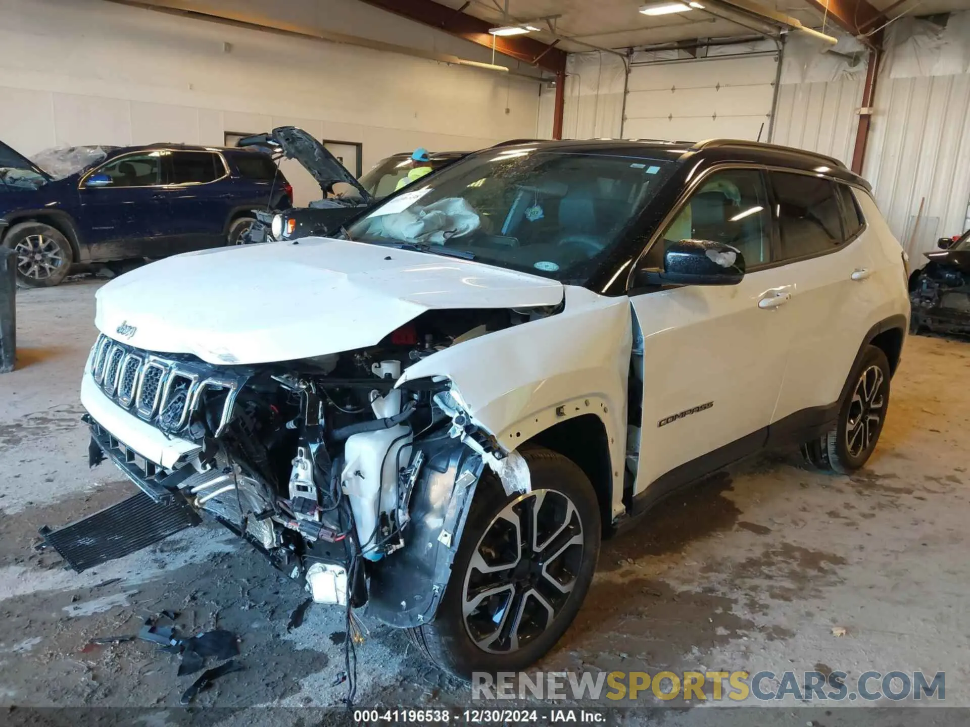 2 fotografías del automóvil dañado 3C4NJDCN2RT593278 JEEP COMPASS 2024