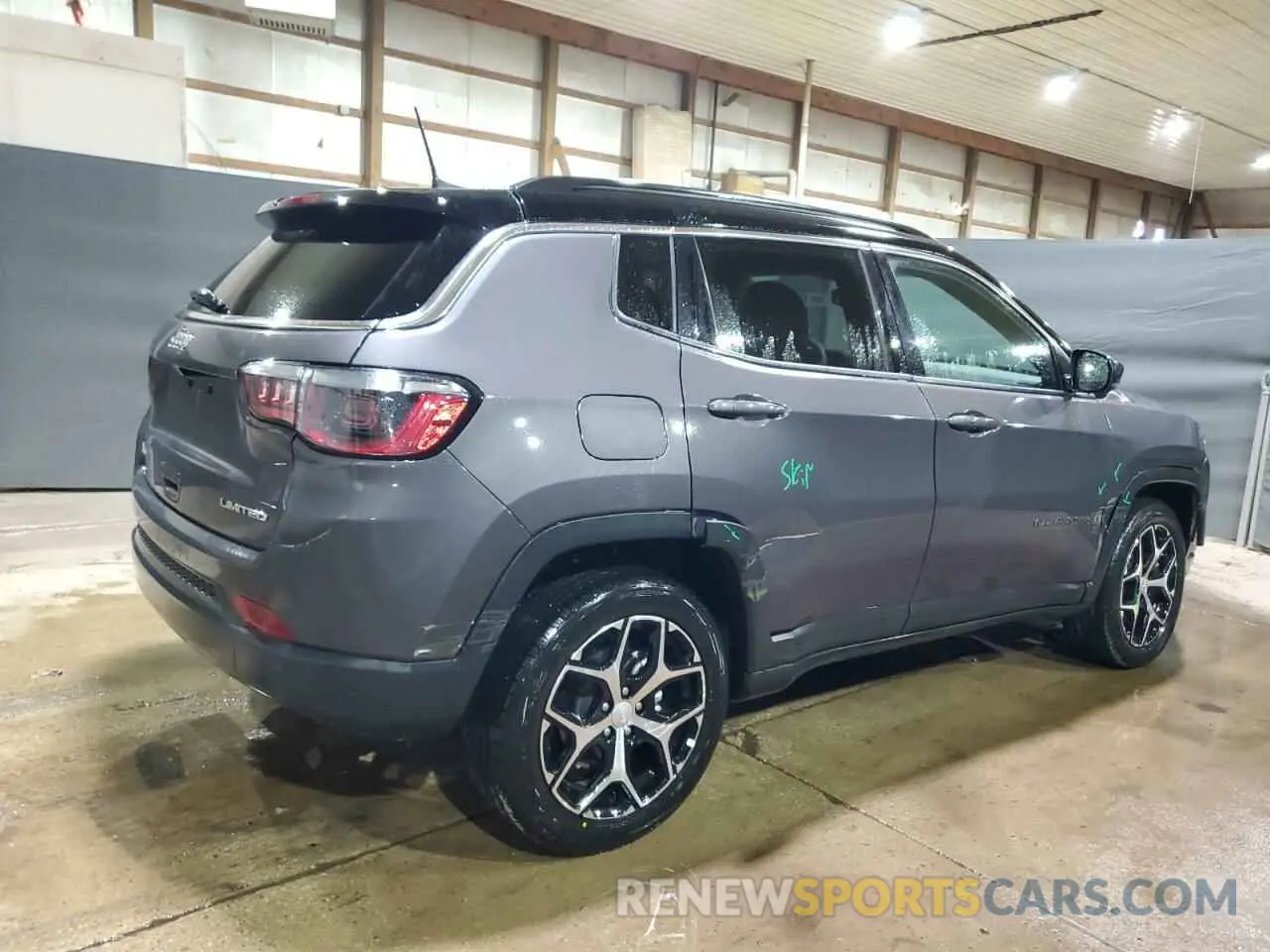 3 fotografías del automóvil dañado 3C4NJDCN3RT134759 JEEP COMPASS 2024