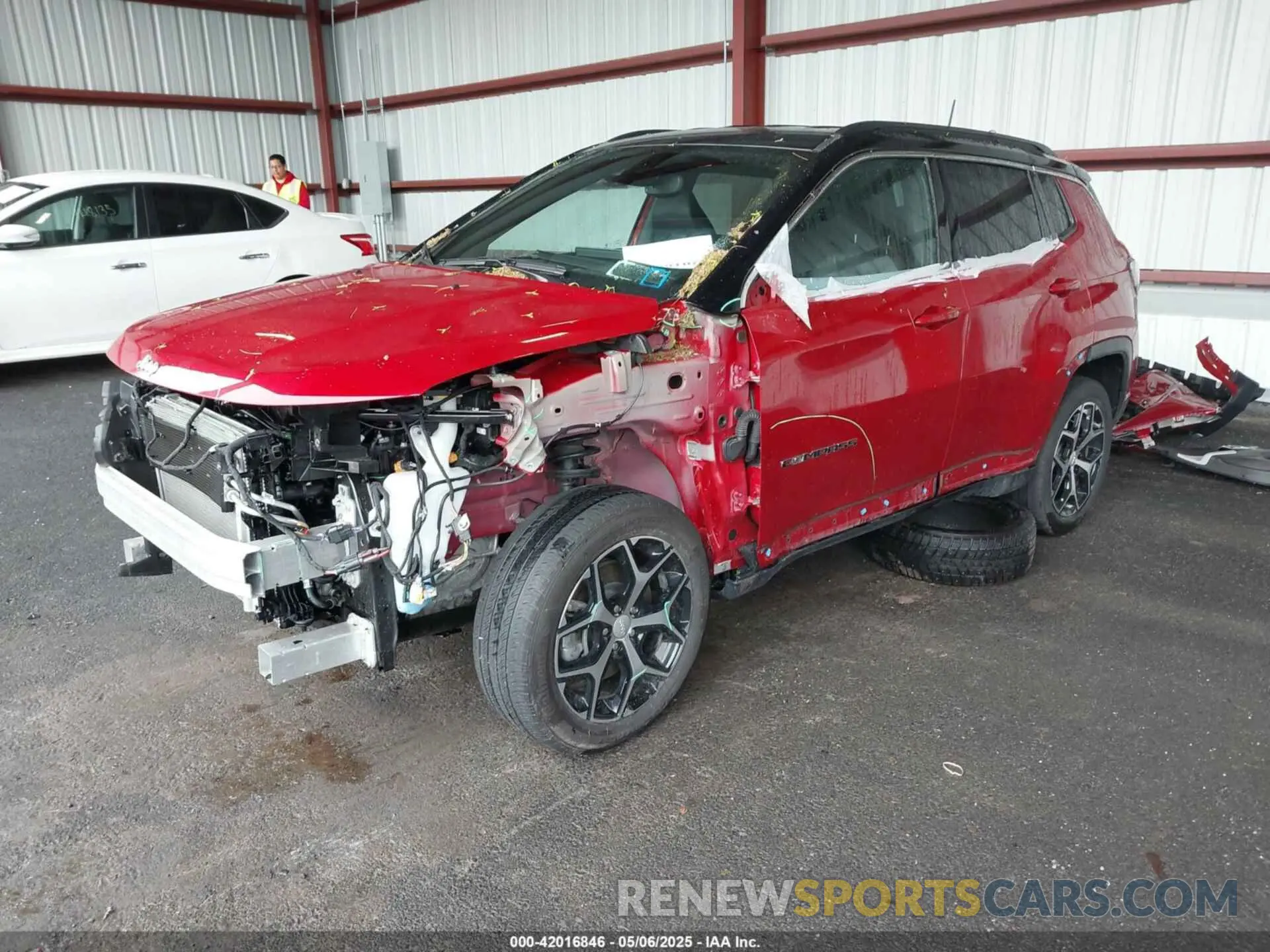2 fotografías del automóvil dañado 3C4NJDCN3RT172704 JEEP COMPASS 2024
