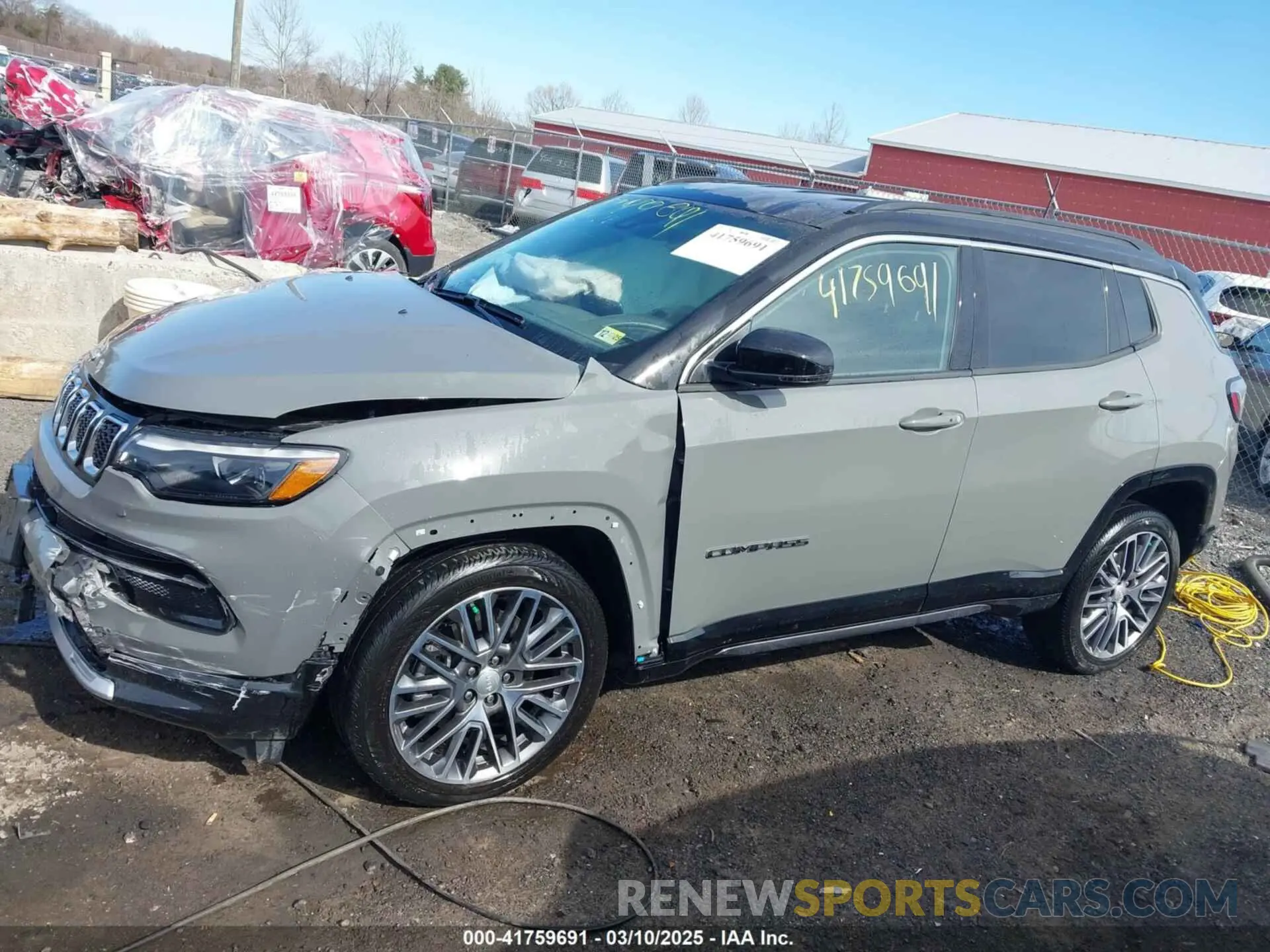 14 fotografías del automóvil dañado 3C4NJDCN3RT590180 JEEP COMPASS 2024
