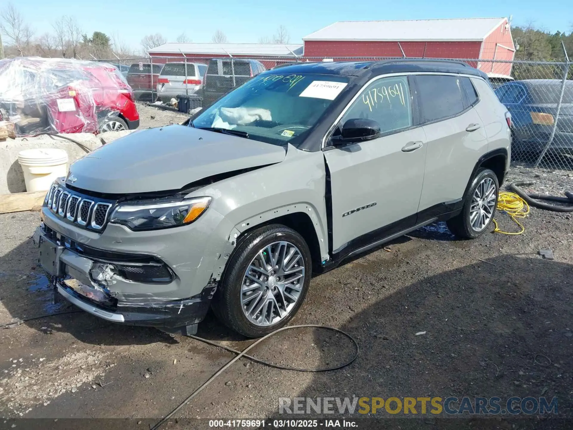 2 fotografías del automóvil dañado 3C4NJDCN3RT590180 JEEP COMPASS 2024