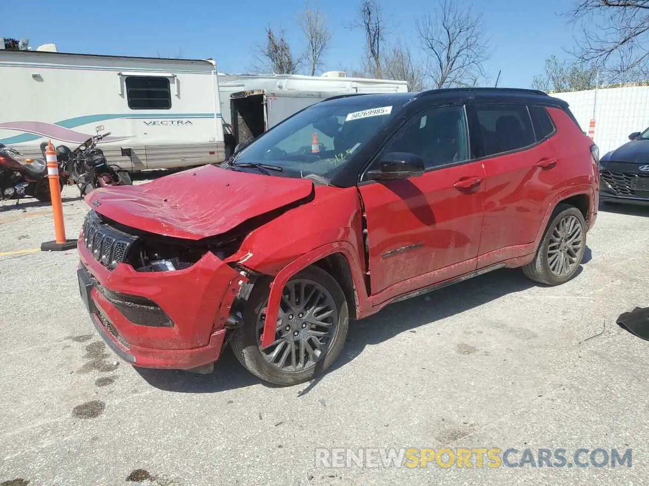 1 fotografías del automóvil dañado 3C4NJDCN3RT591619 JEEP COMPASS 2024