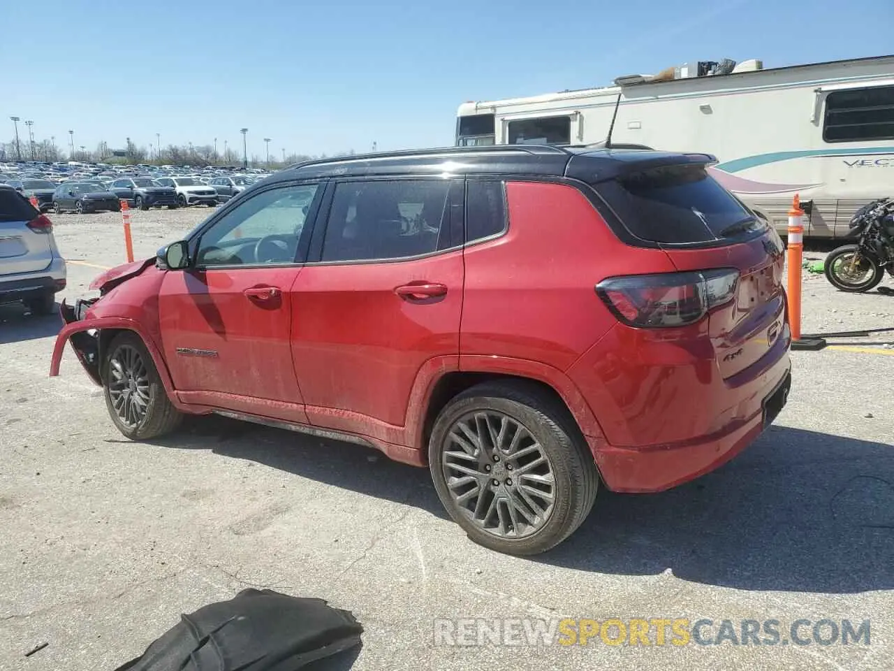 2 fotografías del automóvil dañado 3C4NJDCN3RT591619 JEEP COMPASS 2024