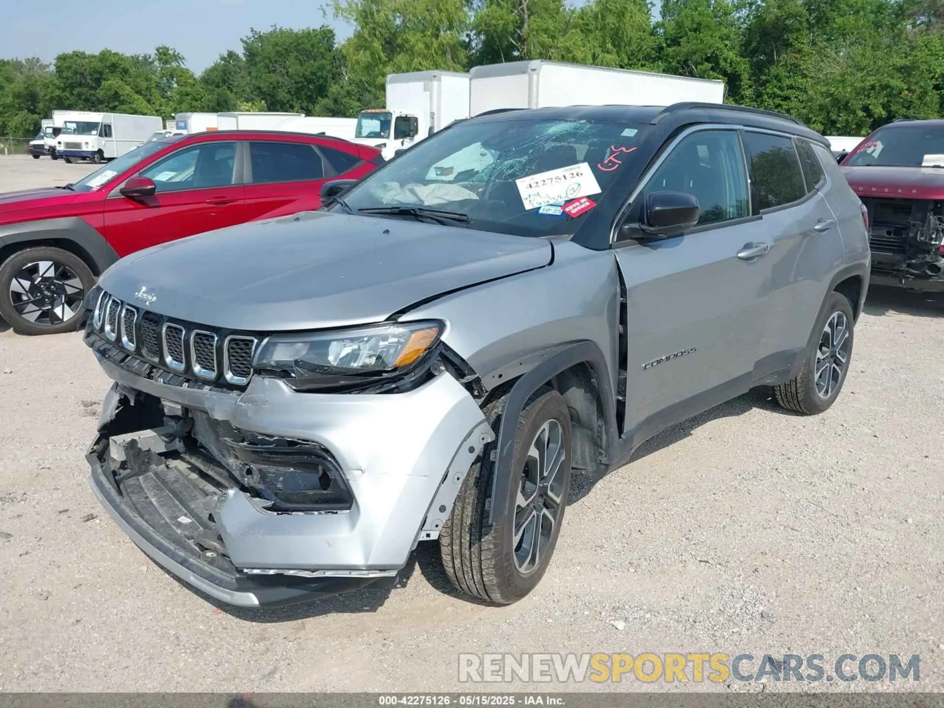 2 fotografías del automóvil dañado 3C4NJDCN4RT595193 JEEP COMPASS 2024