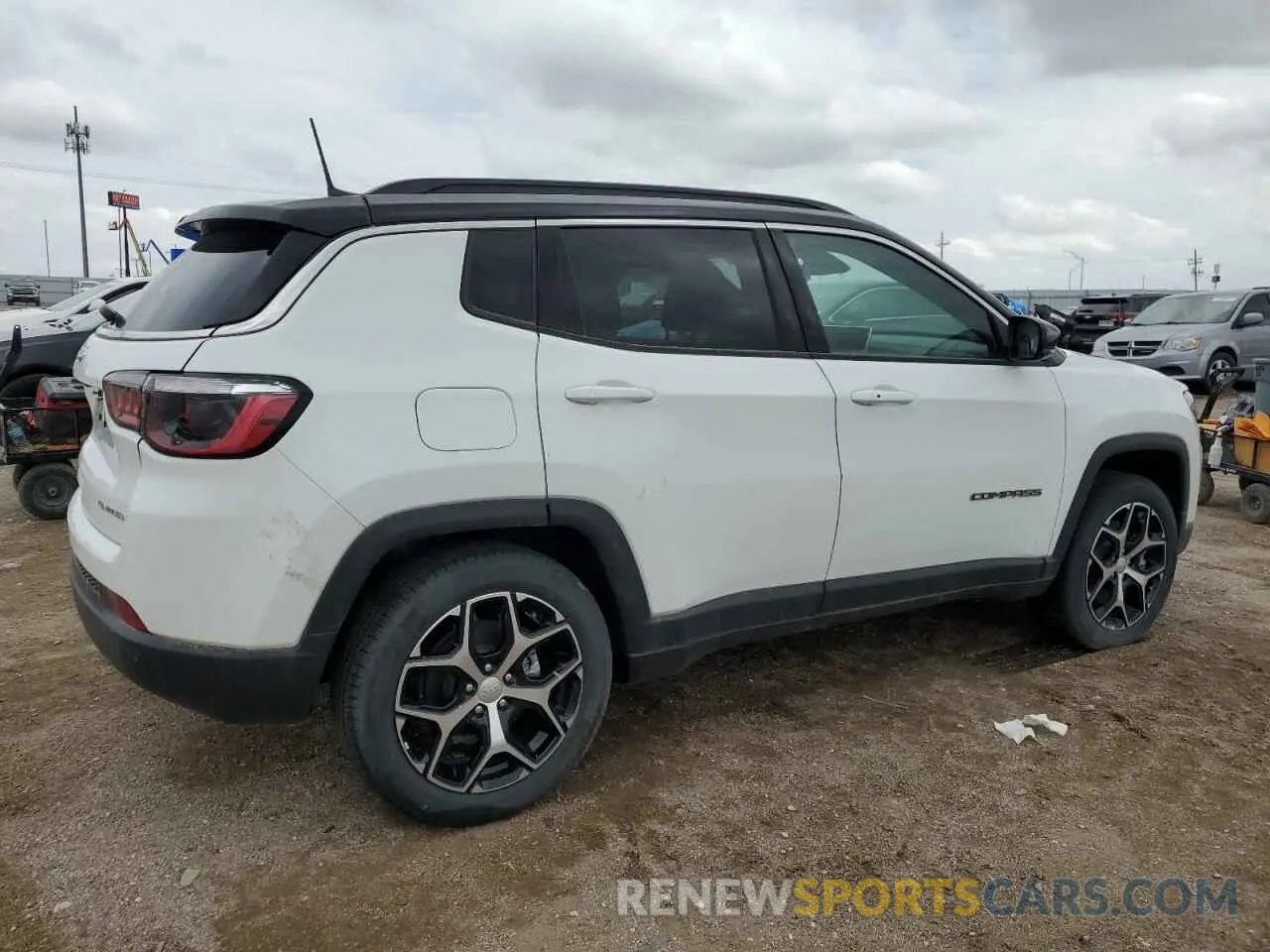 3 fotografías del automóvil dañado 3C4NJDCN5RT102704 JEEP COMPASS 2024