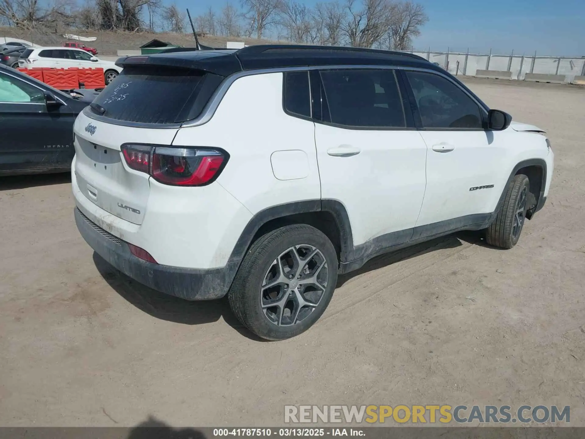 4 fotografías del automóvil dañado 3C4NJDCN5RT112861 JEEP COMPASS 2024