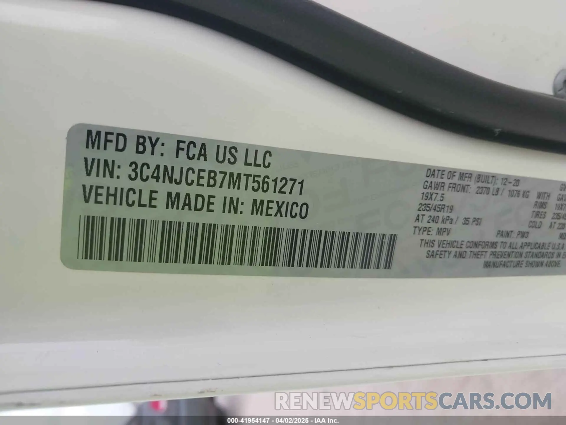 9 fotografías del automóvil dañado 3C4NJDCN5RT145262 JEEP COMPASS 2024
