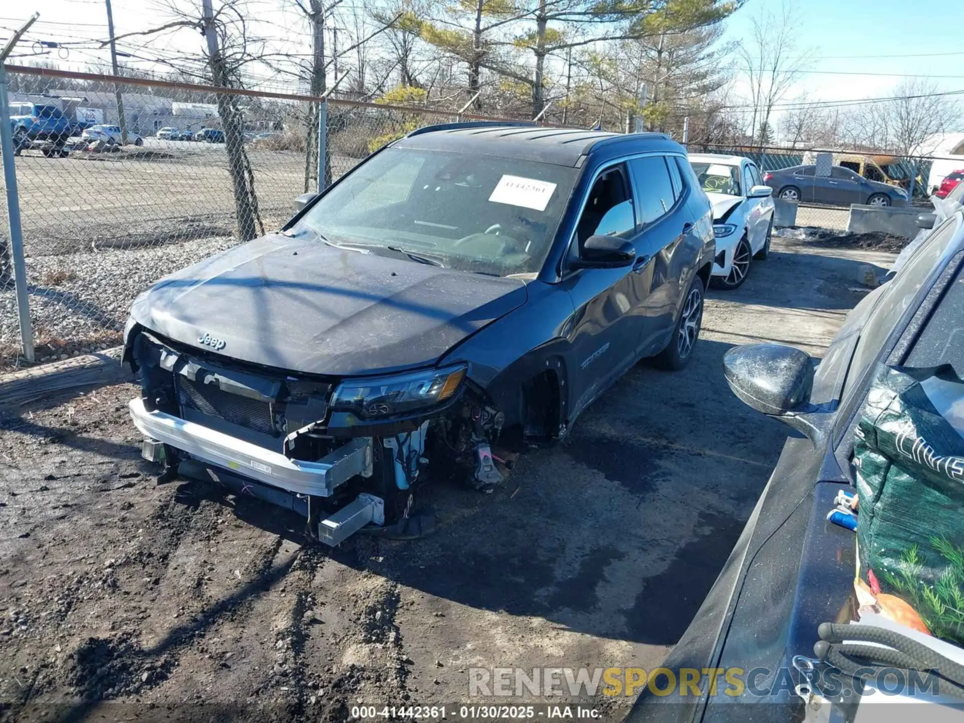 2 fotografías del automóvil dañado 3C4NJDCN6RT146226 JEEP COMPASS 2024