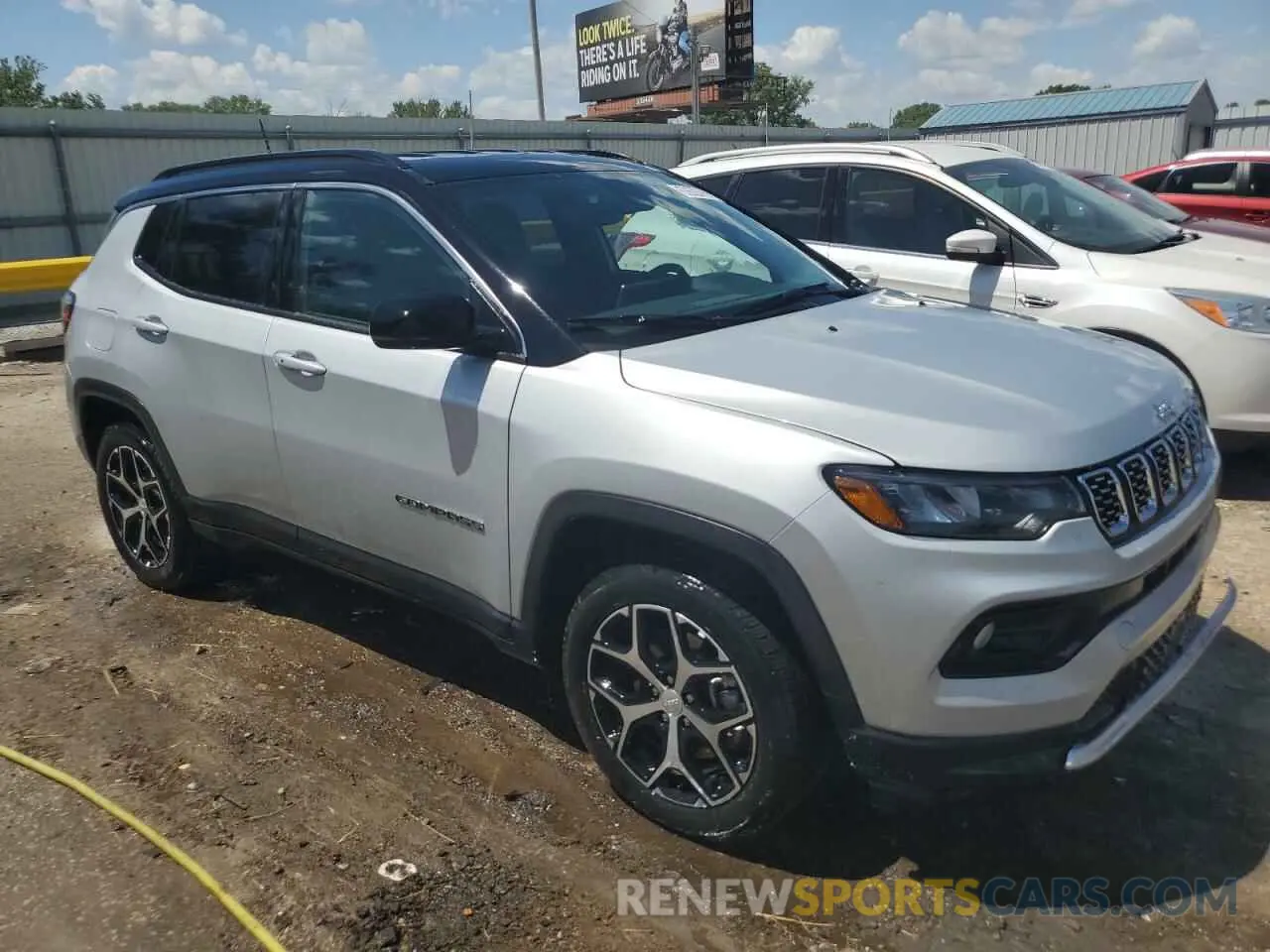 4 fotografías del automóvil dañado 3C4NJDCN6RT150907 JEEP COMPASS 2024