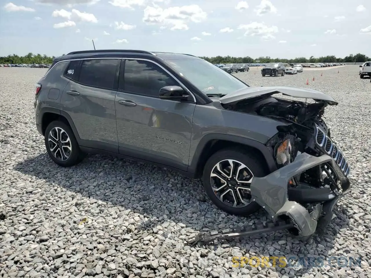 4 fotografías del automóvil dañado 3C4NJDCN6RT579853 JEEP COMPASS 2024