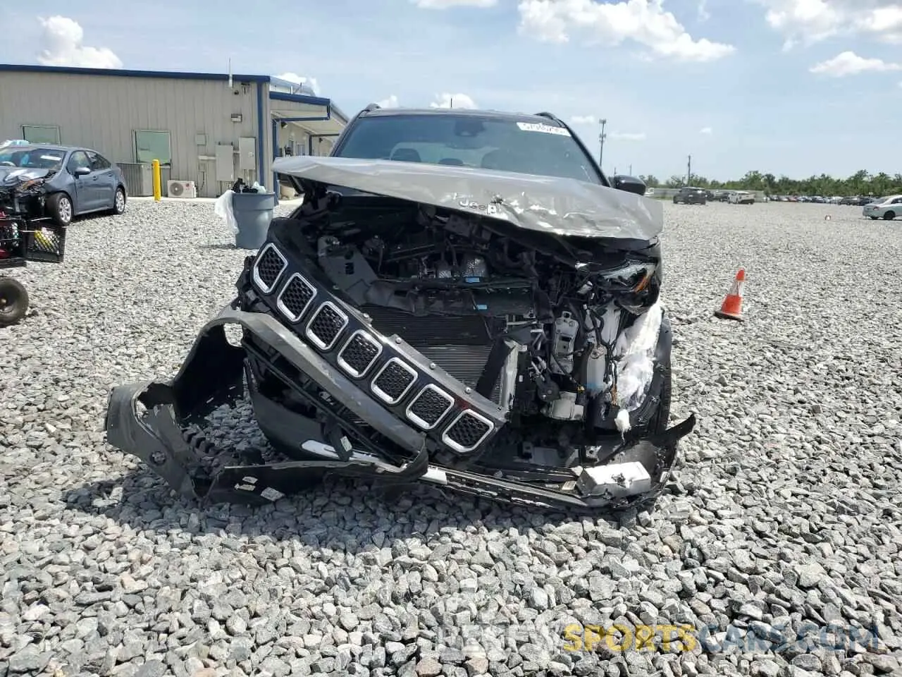 5 fotografías del automóvil dañado 3C4NJDCN6RT579853 JEEP COMPASS 2024