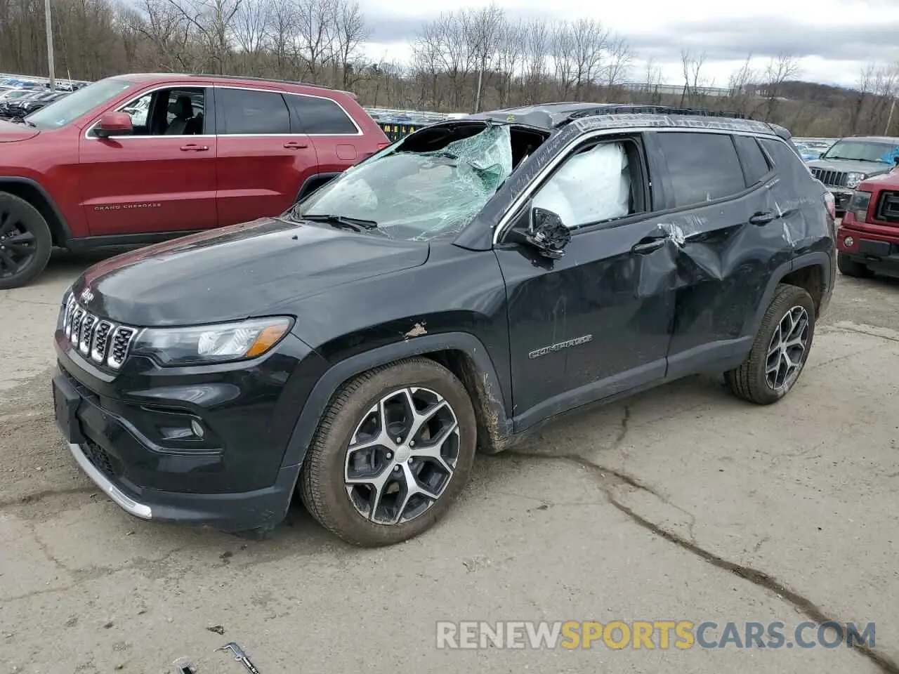 1 fotografías del automóvil dañado 3C4NJDCN8RT166610 JEEP COMPASS 2024