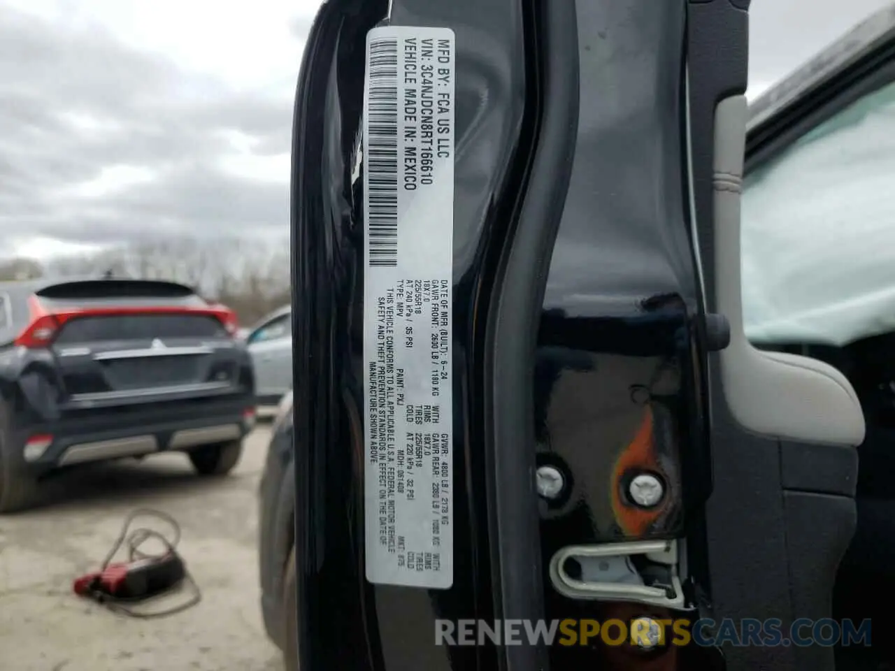 14 fotografías del automóvil dañado 3C4NJDCN8RT166610 JEEP COMPASS 2024