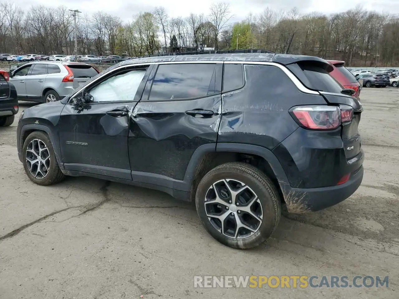 2 fotografías del automóvil dañado 3C4NJDCN8RT166610 JEEP COMPASS 2024